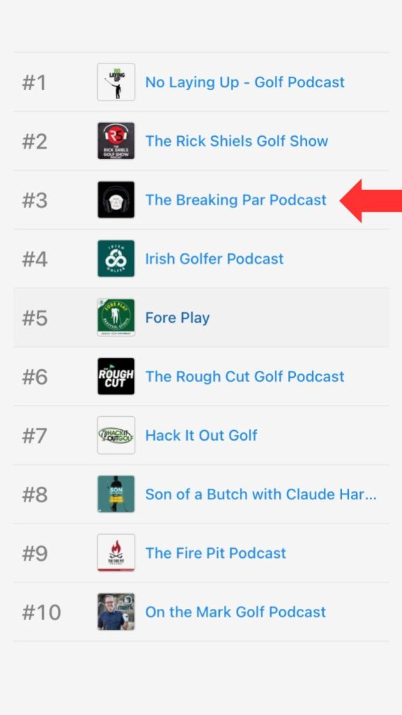 Untitled design (1) image of the golf podcast charts