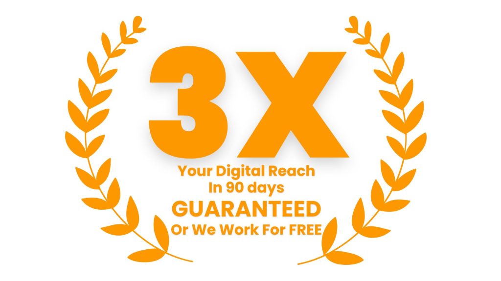 Your Digital Reach in 90 days GUARANTEED Or We Work For Free philm pro guarantee image